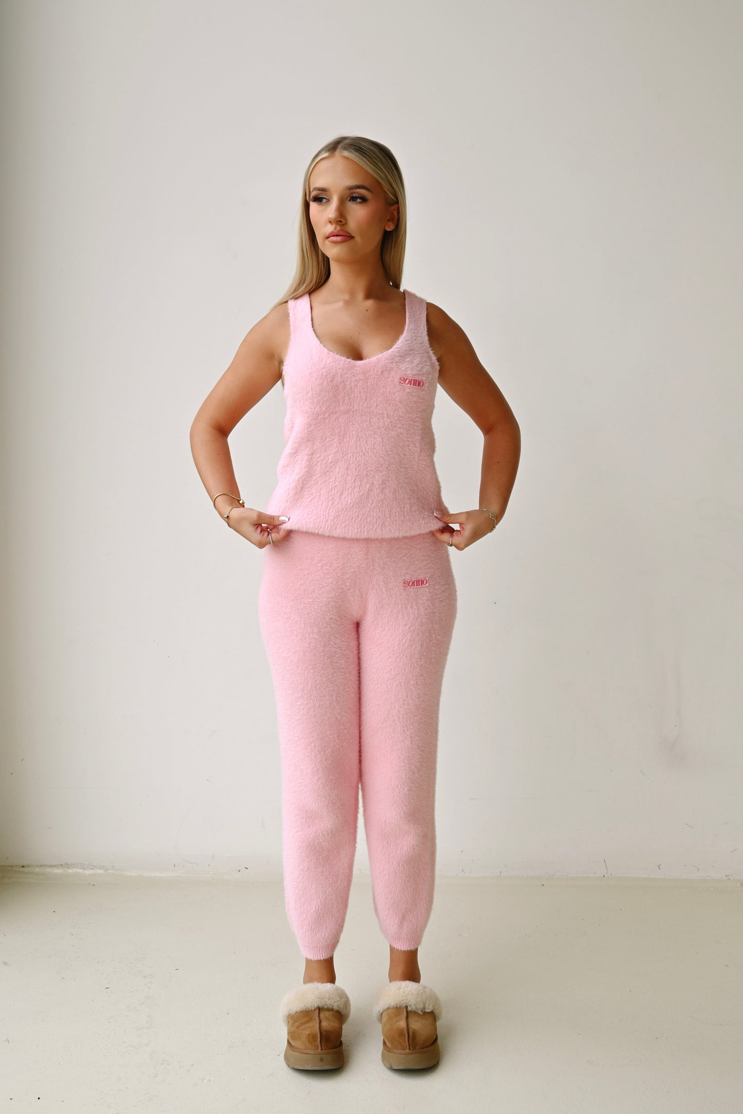 Baby pink cuddle set