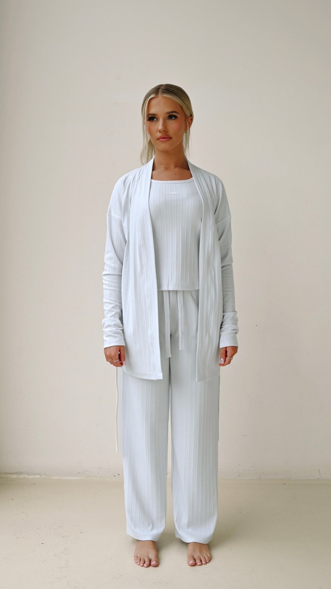Pale Blue Butter Set
