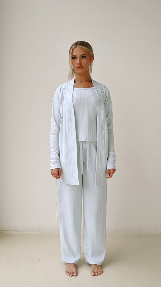 Pale Blue Butter Set